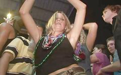 Hot college party girls flash their tits in public at a nightclub - movie 9 - 6