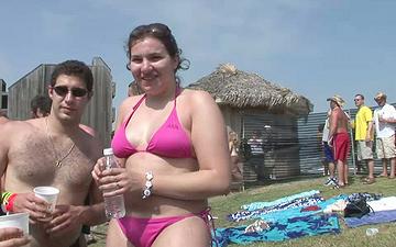 Download Amateur party girls get freaky out in public as they drink and dance