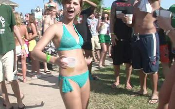 Download Party girls get wild and naked in public at outdoor party