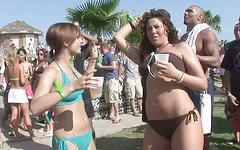 Party girls get wild and naked in public at outdoor party - movie 4 - 3