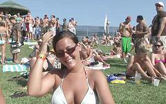 Party girls get wild and naked in public at outdoor party - movie 4 - 6