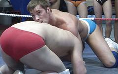 A pair of handsome jocks get down for some wrestling - movie 5 - 6