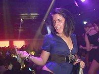 Amateur party girls drink and dance and flash their tits in nightclub - movie 3 - 3