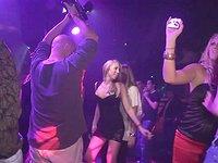 Amateur party girls drink and dance and flash their tits in nightclub - movie 3 - 4