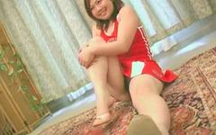 Kiri Fujiwara is a little Asian cheerleader join background