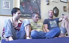 Ver ahora - Danny bitho, kent larson and sebastion in three-way flip-flop fuck-fest