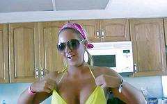 Spring break party girls flash their tits in public join background