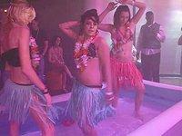 Horny college party girls at luau-themed party get wild - movie 5 - 7