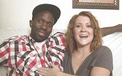 Ver ahora - Busty redhead mishy snow gets pounded by her black boyfriend.