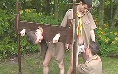 European twink scout camping threesome - movie 7 - 3