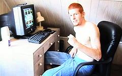 Watch Now - Scruffy ginger jock stokes big cock n hot solo scene