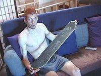 Watch Now - Ginger amateur jock skater punk in solo masturbation scene