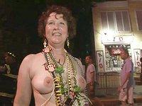 Amateur partiers show off their tits out in public - movie 4 - 3