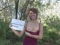 Amateur party chick whips out her tits in public in various locations - movie 6 - 5