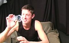 Marc Sterling gives blowjob and drinks twink cum from glass - movie 2 - 7