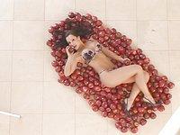 Aurora Snow, Nicole Sheridan and friends pose on apples the forbidden fruit - bonus 1 - 3