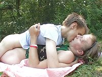 Cute European twinks suck and bareback fuck with cum facial finale - movie 5 - 3