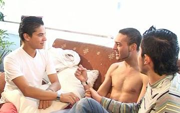 Download 3 latino jocks in a hardcore anal threesome.