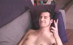 Toned jock with dark thick pubes jacks it - movie 4 - 7