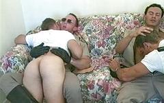 Cops and muscle bears fuck and suck in group sex orgy - movie 2 - 3