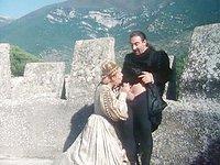 Costumed medieval performers suck and fuck outdoors on castle ramparts - movie 11 - 5