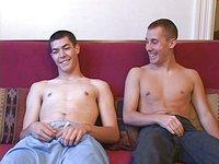 Ver ahora - Str8 amateur jocks brennan stark and kiefer foxx in mutual masturbation