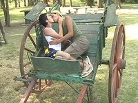 Swarthy Latinos with big uncut cocks have an outdoor threesome - movie 3 - 3