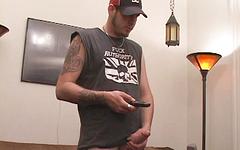 Watch Now - Scruffy and stocky elijah magaddon masturbates and cums on skateboard