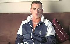 Chav UK jock Reece jerks off for your entertainment in hot solo scene - movie 3 - 2