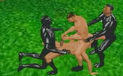 3D computer animated kinky group sex session - movie 5 - 5