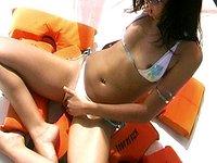 Vacationing beauty fulfills her fantasy of fucking two dudes on a sailboat - movie 6 - 3