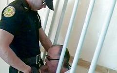 Hung Latino cop fucks older prisoner up the ass - movie 1 - 3