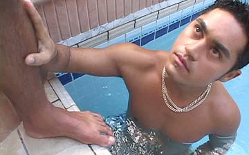 Download Latino jocks fuck outside by the pool