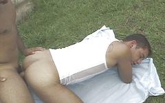 Latino jocks take a roll in the grass - movie 4 - 5