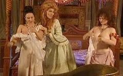 Ver ahora - Baby nilsen and erika bella share a wench in costumed lesbian threesome