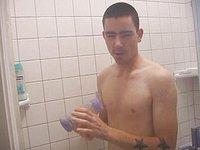 Watch Now - Hung latino beats off in the shower