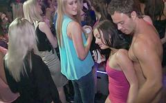 Some nice looking girls get to have sex with men at a big group party - movie 1 - 6