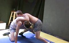 Sexy jocks wrestle, suck and fuck in hot scene - movie 3 - 3