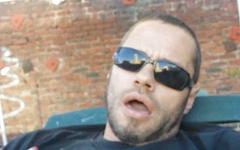 Damon Dogg wanks his nice dick outside while smoking. - movie 5 - 6