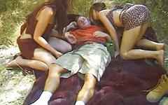 Native Savage Hotties Gwen and Olivia Get Butts Blasted by Horny Explorer - movie 5 - 2