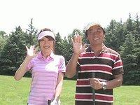 Japanese babe sucks her golf partners dick and balls while on the course - movie 1 - 2