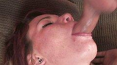 We take you in close as Domino Aries gives a deepthroat blowjob - movie 5 - 7