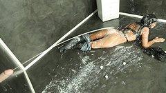 Busted Ratchet Whore Takes Semen Shower - movie 1 - 6