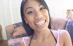 Lucy Thai gets a massive facial after taking a double penetration - movie 5 - 2