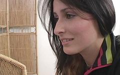 Jetzt beobachten - Brunette with a tramp stamp and amazing tits gets creampied