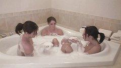 Gwen, Veronica, and Marsha take their yearly bath together - movie 5 - 5