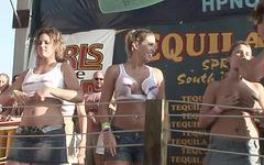 Watch Now - Topless teen titty competition on south padre island