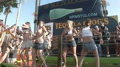 Topless teen titty competition on South Padre Island - movie 7 - 4