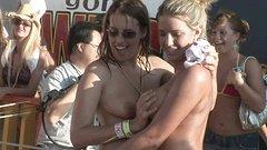 Topless teen titty competition on South Padre Island - movie 7 - 6