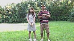 Japanese golf student gives head on golf course - movie 3 - 2